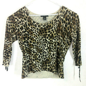 SILX by August Silk Cheetah Lace up J0106